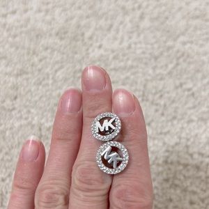 Michael kors logo earrings